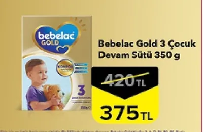 Bebelac Gold 3 Çocuk Devam Sütü 350 G
