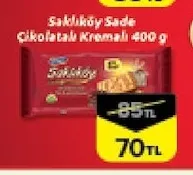Sütiş Saklıköy Sade Çikolatalı Kremalı 400 G