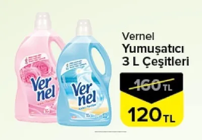 Vernel Yumuşatıcı 3 L Çeşitleri