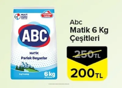 Abc Matik 6 Kg Çeşitleri