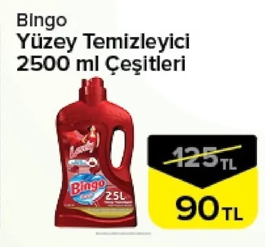 Bingo Yüzey Temizleyici 2500 Ml Çeşitleri