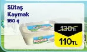 Sütaş Kaymak 180 G