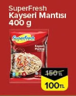 Superfresh Kayseri Mantısı 400 G