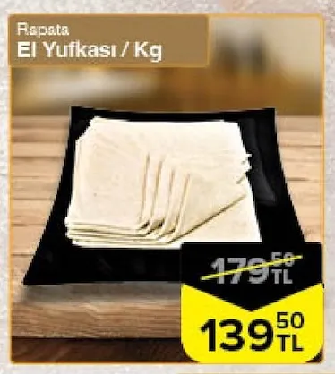 Rapata El Yufkası / Kg
