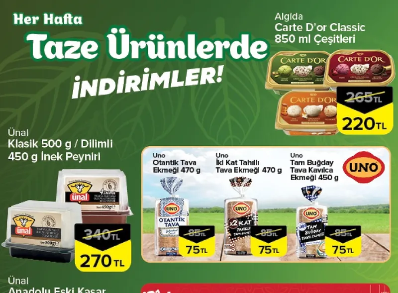 Ünal Klasik 500 G / Dilimli 450 G İnek Peyniri