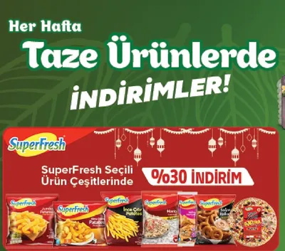Superfresh Seçili Ürün Çeşitlerinde