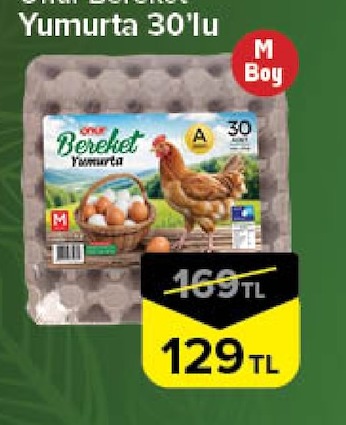 Onur Bereket Yumurta 30'Lu