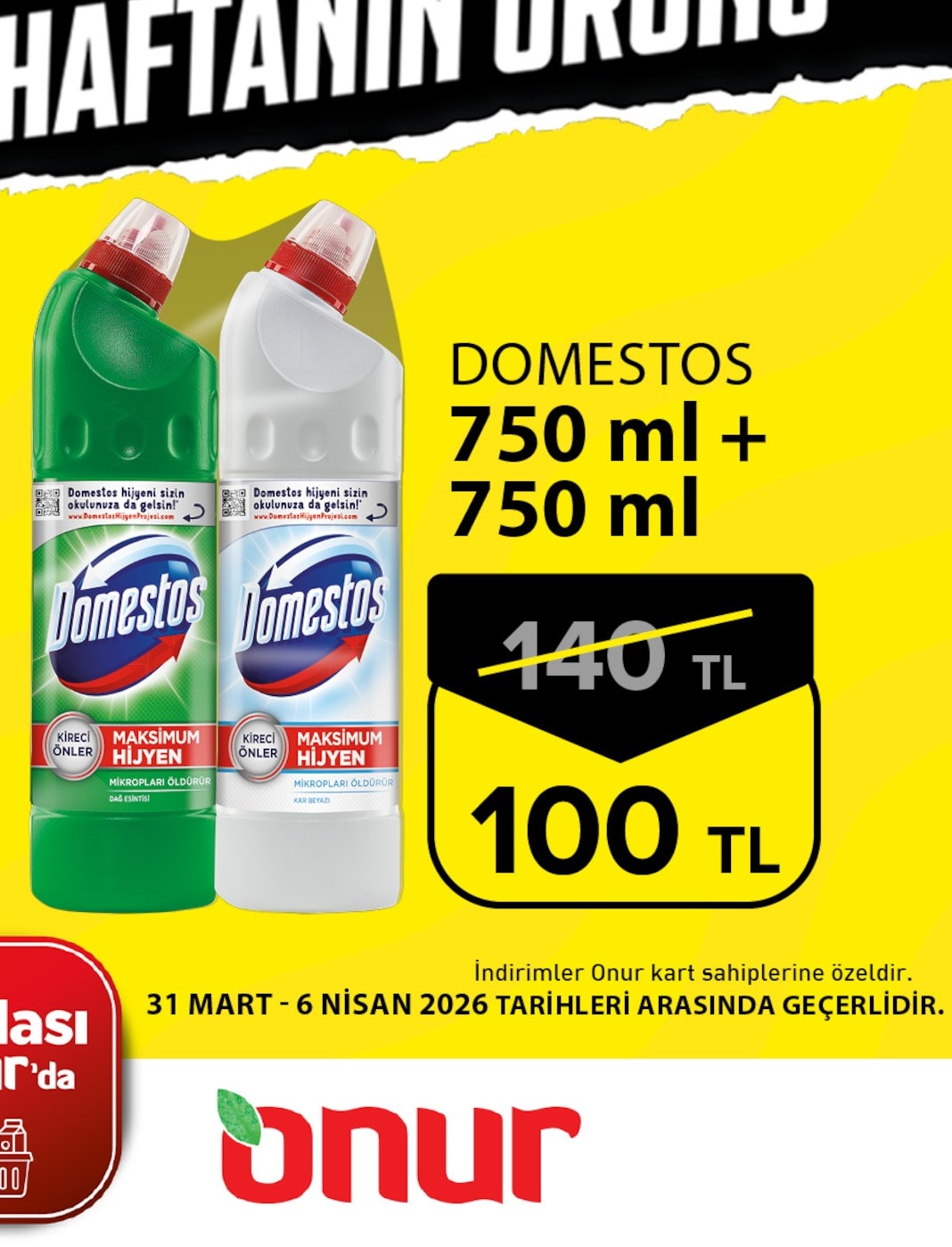 Domestos 750 Ml + 750 Ml