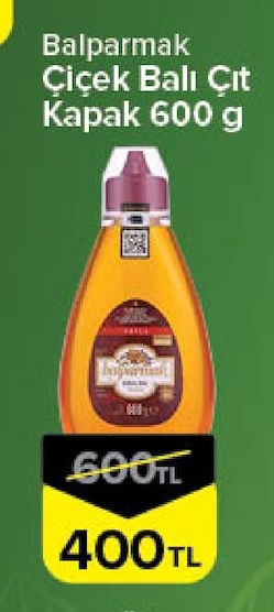 Balparmak Çiçek Balı Çıt Kapak 600 G