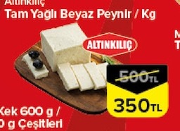 Altınkılıç Tam Yağlı Beyaz Peynir / Kg
