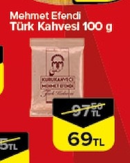Mehmet Efendi Türk Kahvesi 100 G