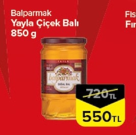Balparmak Yayla Çiçek Balı 850 G