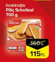 Keskinoğlu Piliç Schnitzel 700 G
