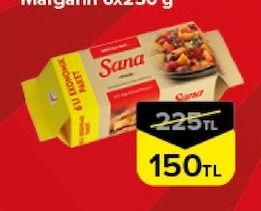 Sana Margarin 6X250 G