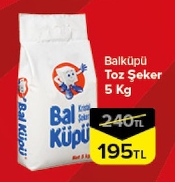 Balkübü Toz Şeker 5 Kg