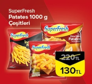 Superfresh Patates 1000 G Çeşitleri