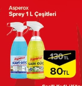 Asperox Sprey 1 L Çeşitleri