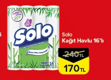 Solo Kağıt Havlu 16'Li