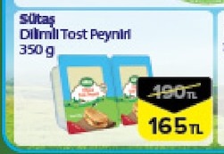 Sütaş Dilimli Tost Peyniri 350 G