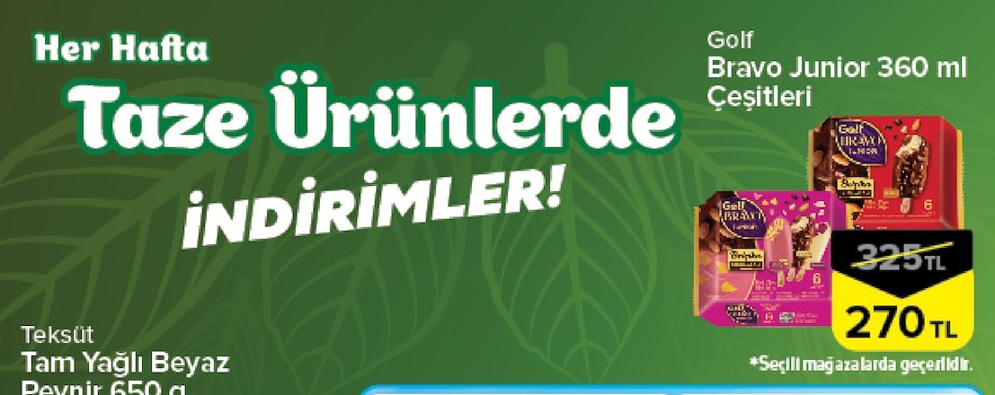 Golf Bravo Junior 360 Ml Çeşitleri