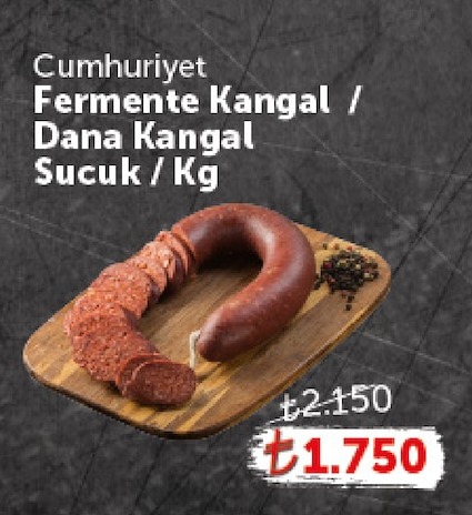 Cumhuriyet Fermente Kangal / Dana Kangal Sucuk / Kg