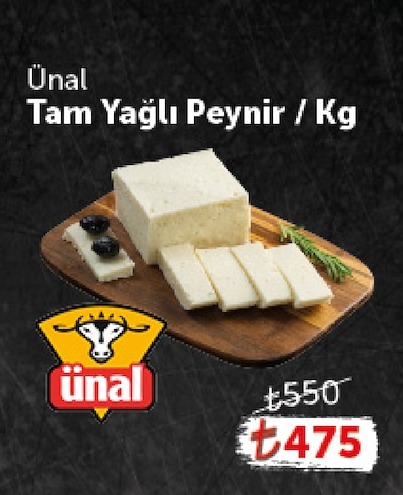Ünal Tam Yağlı Peynir / Kg