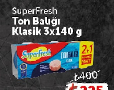 Superfresh Ton Balığı Klasik 3X140 G