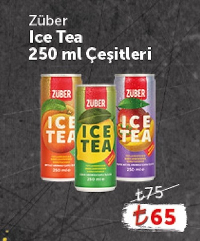 Züber Ice Tea 250 Ml Çeşitleri