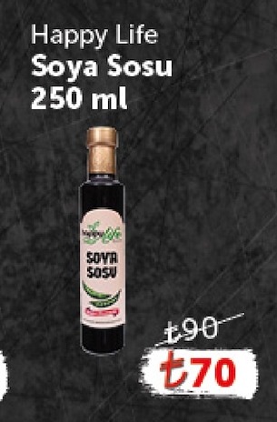 Happy Life Soya Sosu 250 Ml