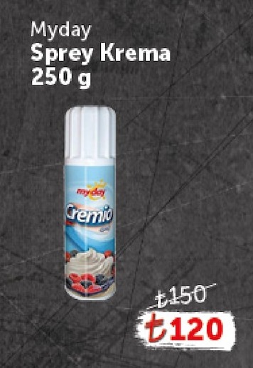 Myday Sprey Krema 250 G