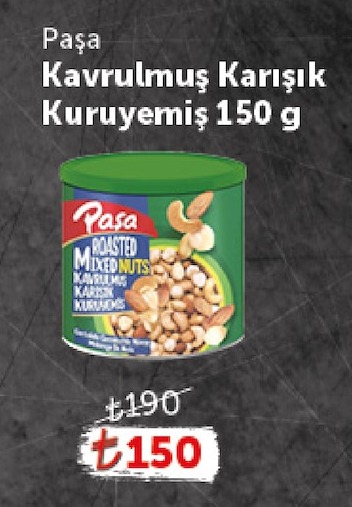 Paşa Kavrulmuş Karışık Kuruyemiş 150 G