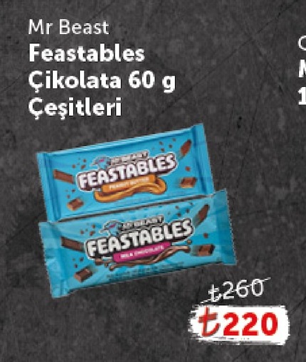 Mr Beast Feastables Çikolata 60 G Çeşitleri