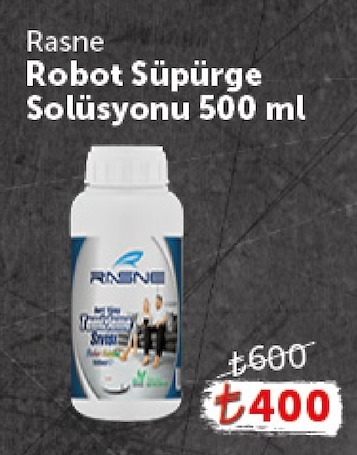 Rasne Robot Süpürge Solüsyonu 500 Ml