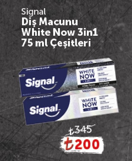 Signal Diş Macunu White Now 3In1 75 Ml Çeşitleri