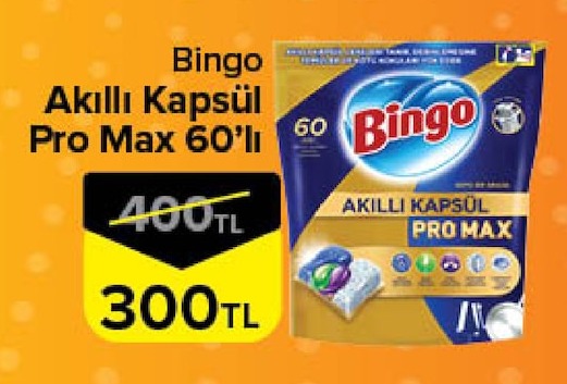 Bingo Akıllı Kapsül Pro Max 60'Lı