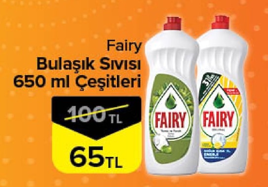 Fairy Bulaşık Sıvısı 650 Ml Çeşitleri