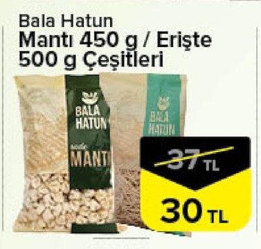 Bala Hatun Mantı 450 G / Erişte 500 G Çeşitleri