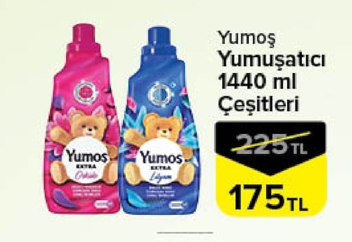 Yumoş Yumuşatıcı 1440 Ml Çeşitleri