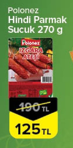 Polonez Hindi Parmak Sucuk 270 G