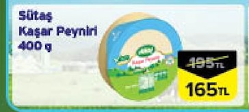 Sütaş Kaşar Peyniri 400 G