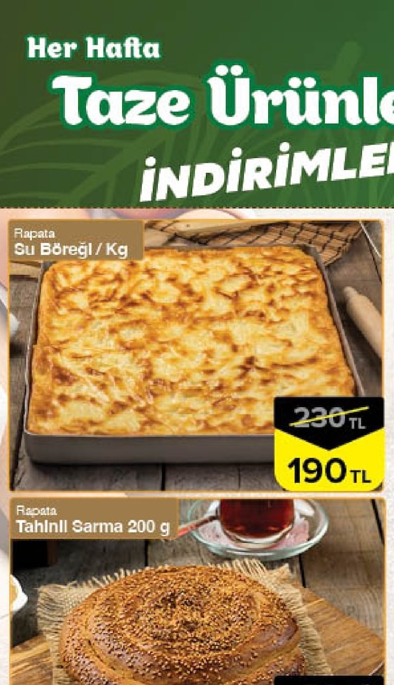 Rapata Su Böreği / Kg