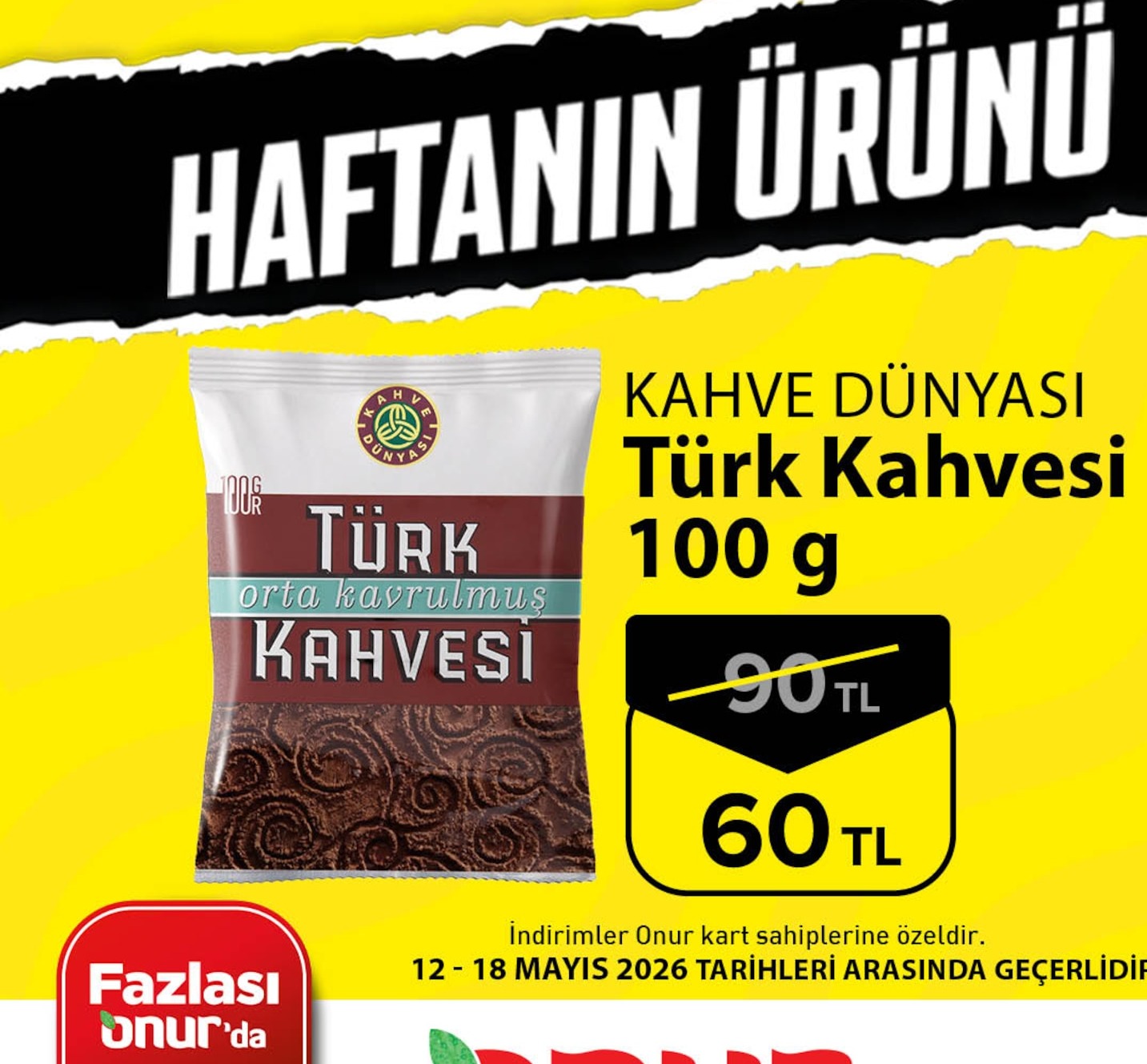 Kahve Dünyası Türk Kahvesi 100G
