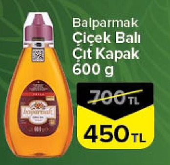 Balparmak Çiçek Balı Çıt Kapak 600G