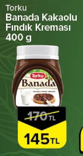 Torku Banada Kakaolu Findik Kremasi 400G