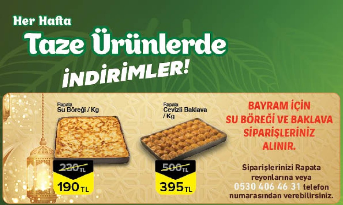 Rapata Su Böreği / Kg