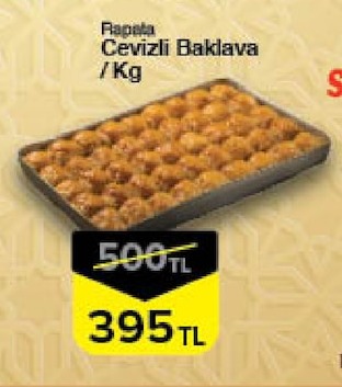 Rapata Cevizli Baklava / Kg