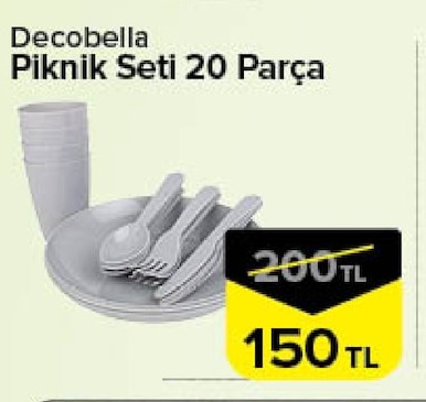 Decobella Piknik Seti 20 Parça