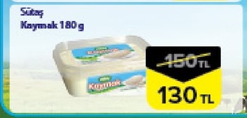 Sütaş Kaymak 180G