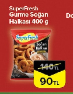 Superfresh Gurme Soğan Halkası 400 G