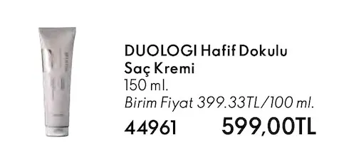 Duologi Hafif Dokulu Saç Kremi 150 Ml